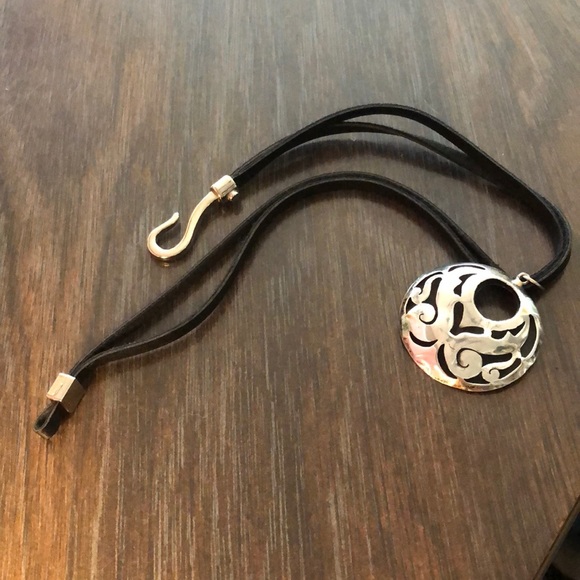 VNT Mexican sterling silver pendant/choker - Picture 8 of 17